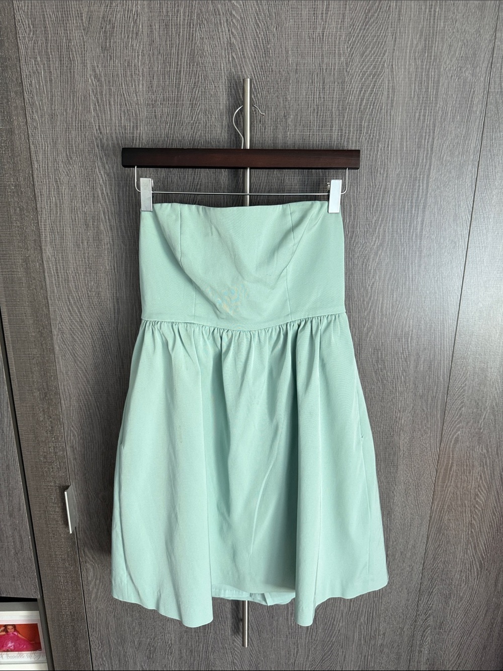 JCrew Strapless Mint Green Women's Dress